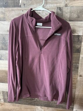 Columbia Plum Quarter-Zip Fleece Pullover